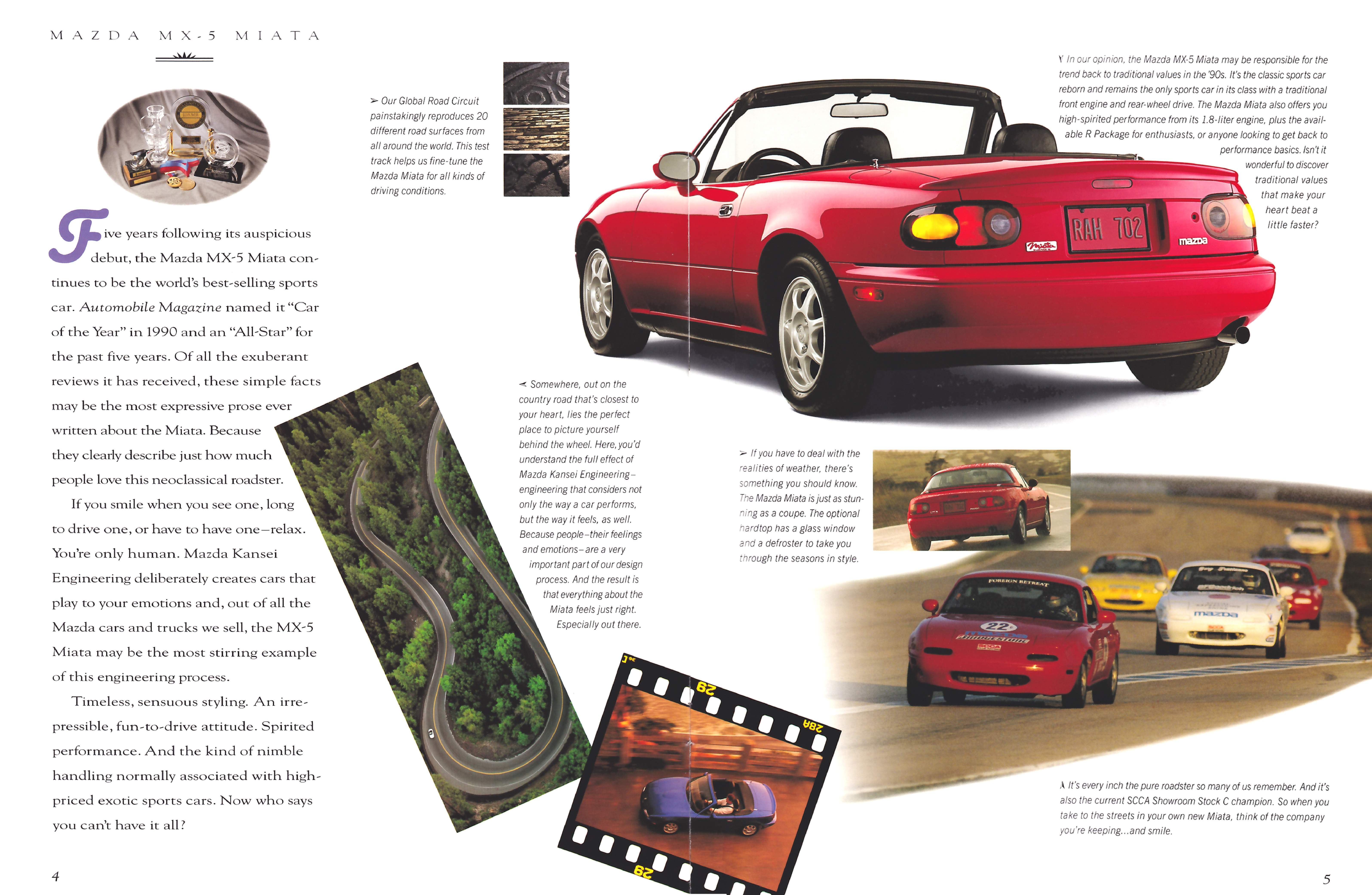 1995 Mazda MX-5 Brochure Page 2